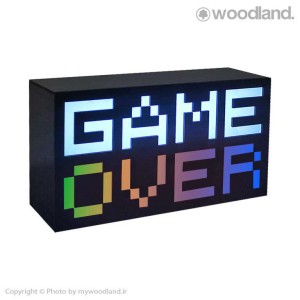 آیکون لایت گیم اور، لایت باکس Game Over 8-Bit Pixel مدل 10201